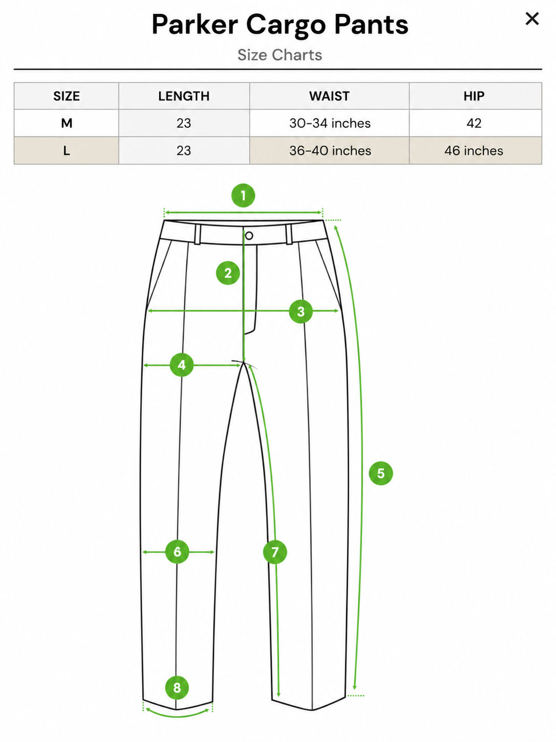 Parker Cargo Pants